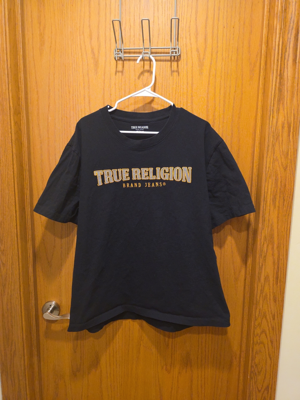 True Religion Men’s Black Graphic Logo T-Shirt